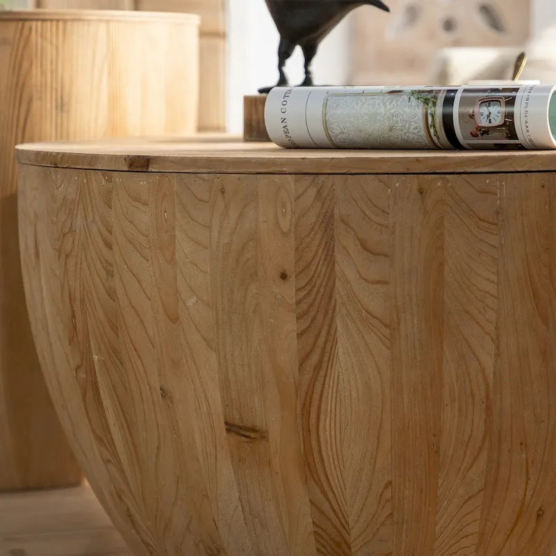 Table basse seau de style vintage - 31,5 po