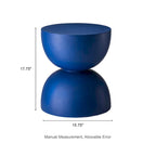 Glitzhome 18H Tabouret de jardin moderne en Faux Terrazzo MGO Support de jardinière - 15.75L X 15.75W X 17.75H