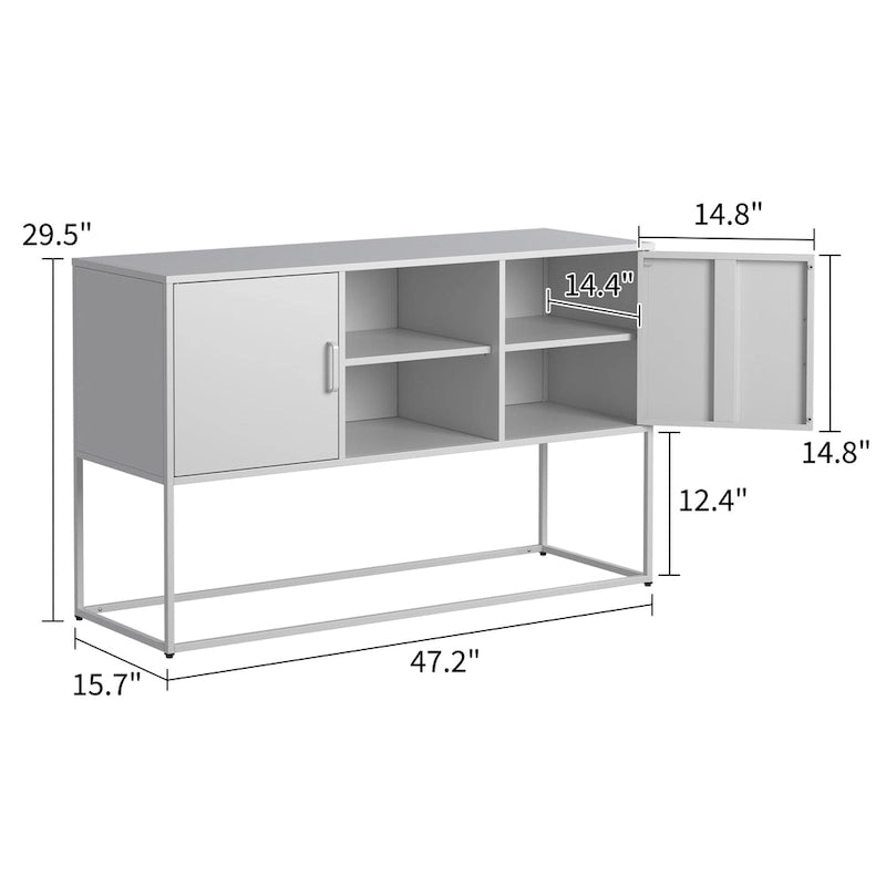 Buffet moderne avec beaucoup d'espace de rangement