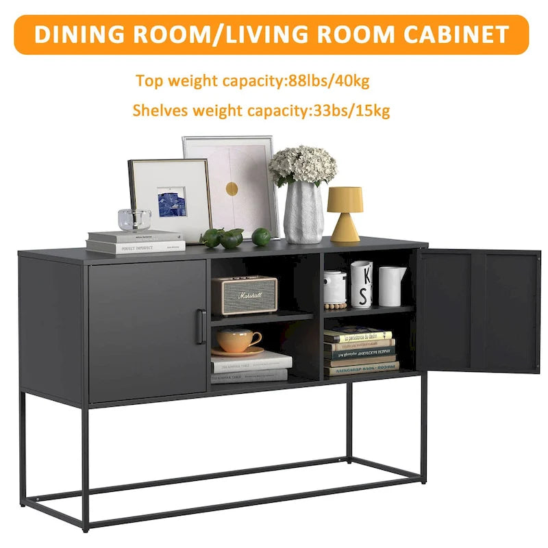 Buffet moderne avec beaucoup d'espace de rangement