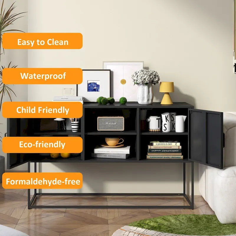 Buffet moderne avec beaucoup d'espace de rangement