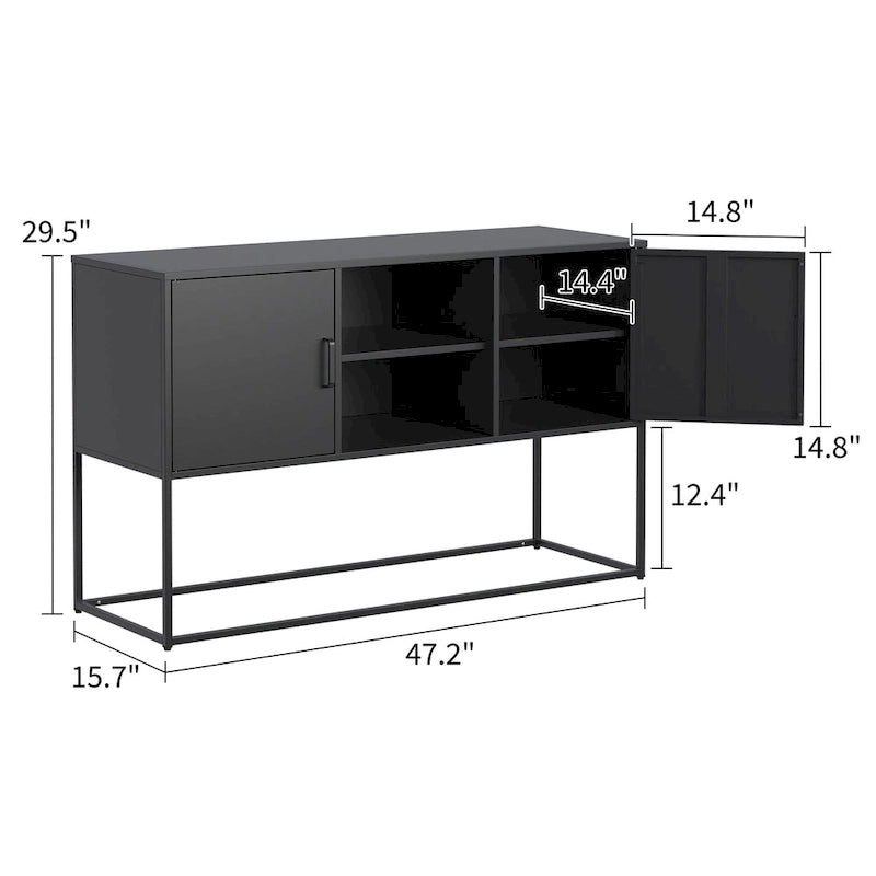 Buffet moderne avec beaucoup d'espace de rangement