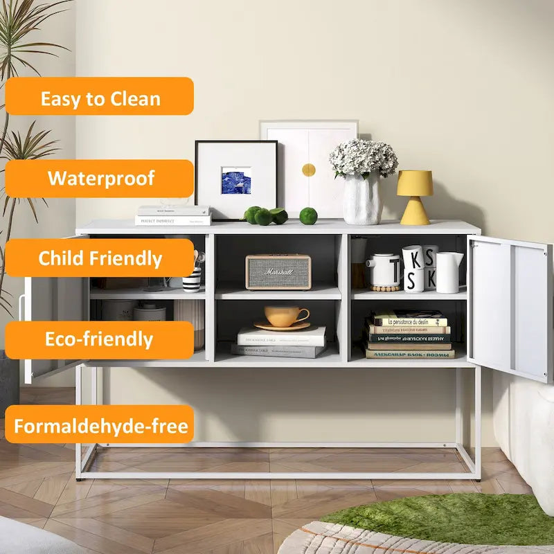 Buffet moderne avec beaucoup d'espace de rangement