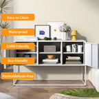 Buffet moderne avec beaucoup d'espace de rangement