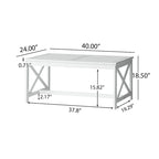Table basse d'extérieur fonctionnelle en bois