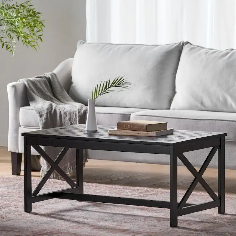 Table basse d'extérieur fonctionnelle en bois