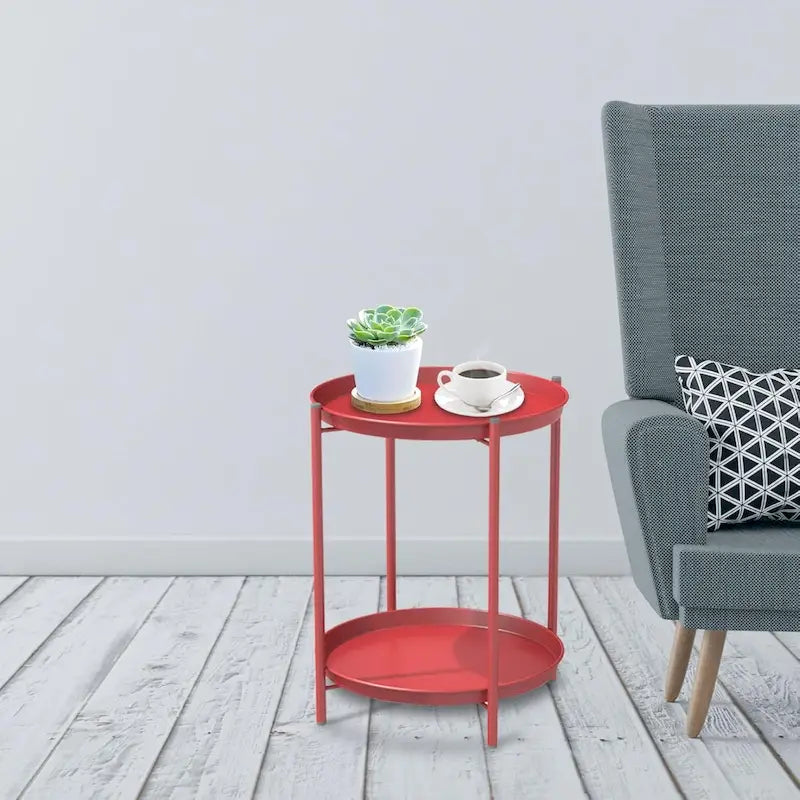 18 or 28 Round Outdoor Side Table End Table Coffee Table
