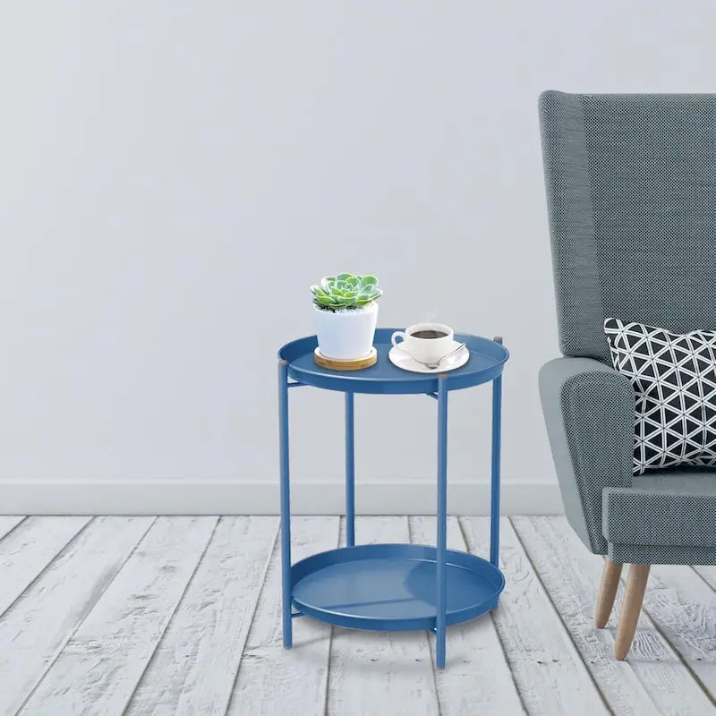 18 or 28 Round Outdoor Side Table End Table Coffee Table