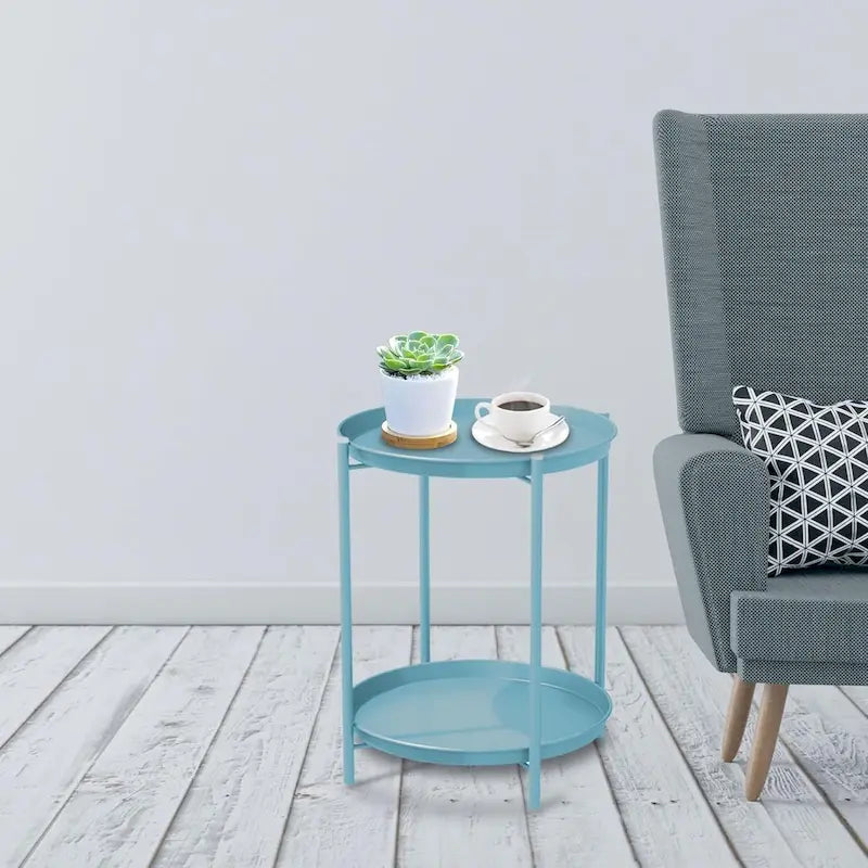 18 or 28 Round Outdoor Side Table End Table Coffee Table