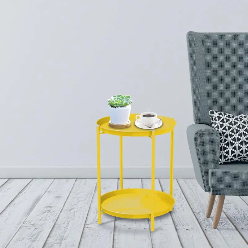 18 or 28 Round Outdoor Side Table End Table Coffee Table