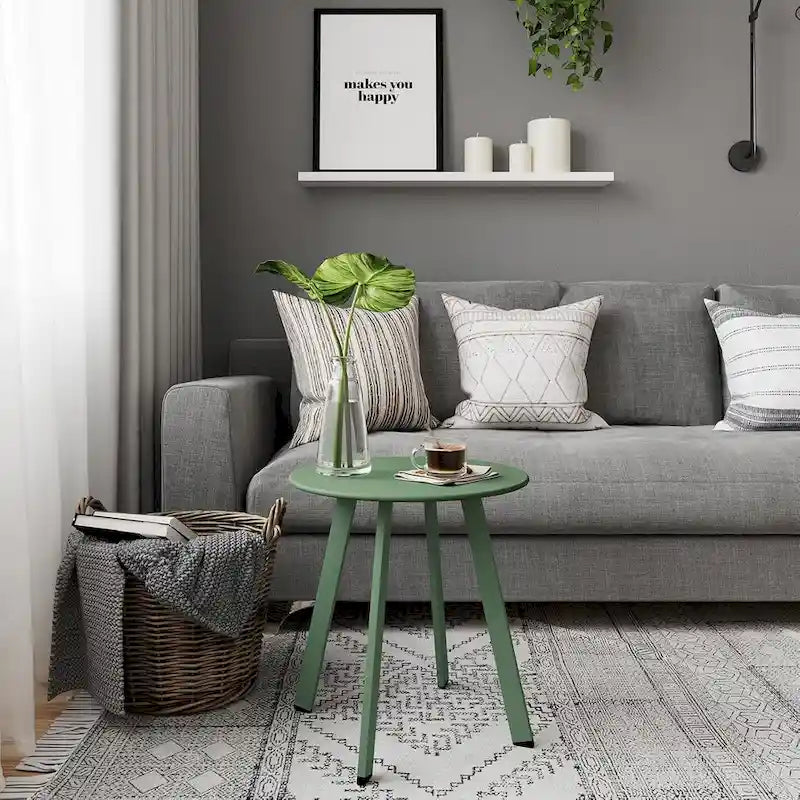 18 or 28 Round Outdoor Side Table End Table Coffee Table