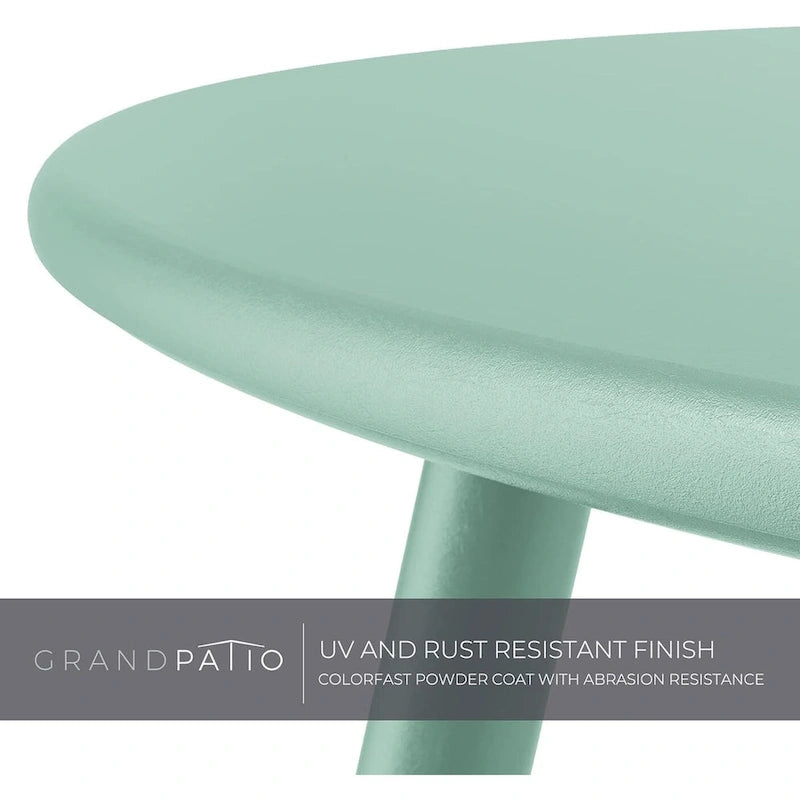 Table d'appoint d'extérieur ronde de 18 ou 28 po