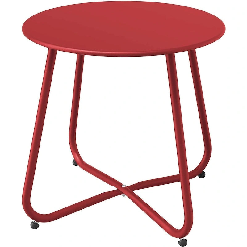 Table d'appoint d'extérieur ronde de 18 ou 28 po