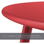 Table d'appoint d'extérieur ronde de 18 ou 28 po