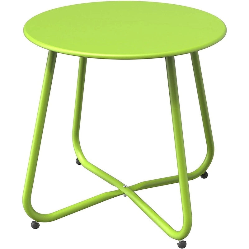 Table d'appoint d'extérieur ronde de 18 ou 28 po