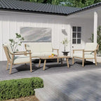 Table basse d'extérieur en aluminium monobloc pour terrasse