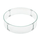 Ensemble table brasero en aluminium noir avec quatre fauteuils de club