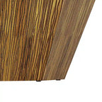Élégance moderne au charme classique, table basse octogonale en bois massif de 80 cm pour salon ou chambre à coucher