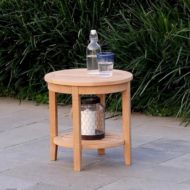 Cambridge Casual Tacoma Teak Outdoor Side Table
