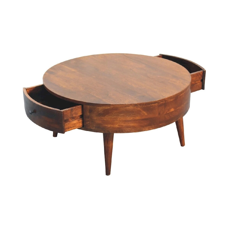 Table basse Odyssey en bois massif Artisan Furniture