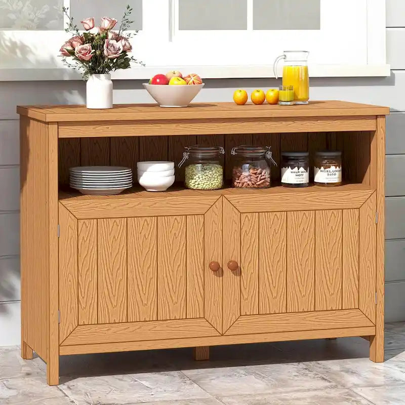 Moasis 44 Table console d'extérieur avec armoire de rangement et étagères