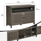 Moasis 44 Table console d'extérieur avec armoire de rangement et étagères