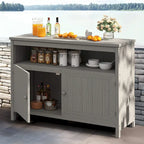 Moasis 44 Table console d'extérieur avec armoire de rangement et étagères