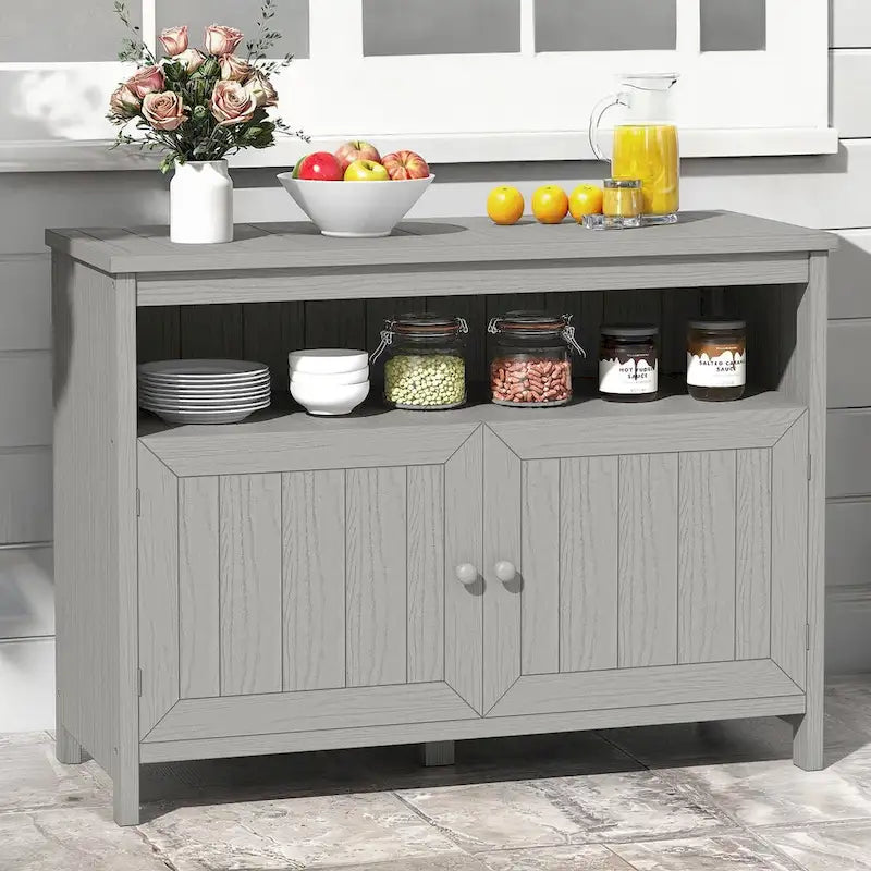Moasis 44 Table console d'extérieur avec armoire de rangement et étagères