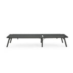 Chaises longues pliantes d'extérieur en aluminium Savant (lot de 2) par Christopher Knight Home