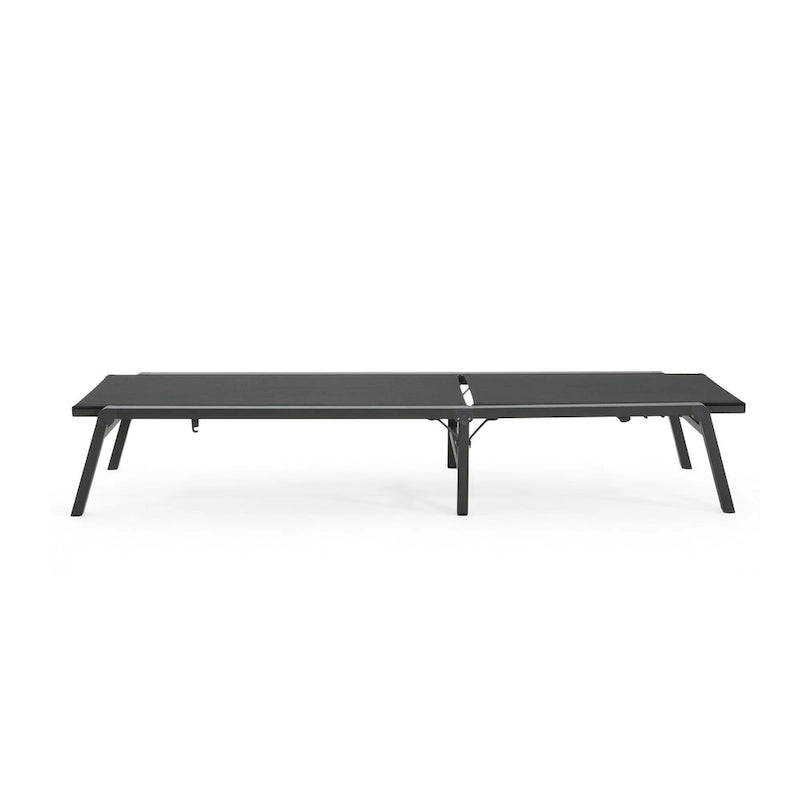 Chaises longues pliantes d'extérieur en aluminium Savant (lot de 2) par Christopher Knight Home