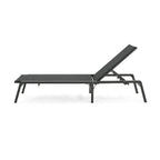 Chaises longues pliantes d'extérieur en aluminium Savant (lot de 2) par Christopher Knight Home