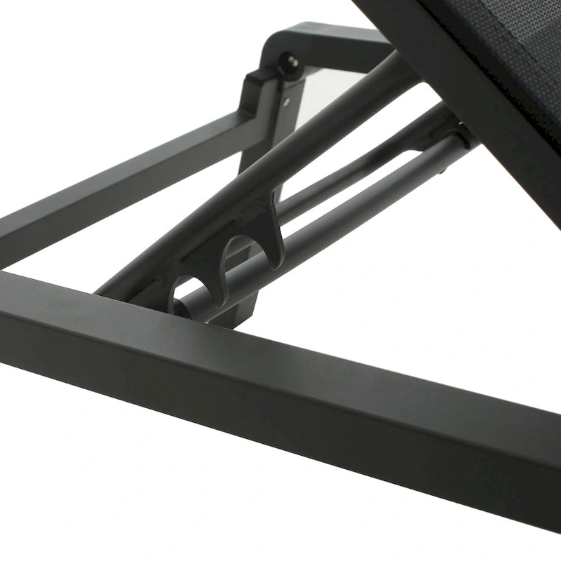 Chaises longues pliantes d'extérieur en aluminium Savant (lot de 2) par Christopher Knight Home
