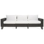 Canapé de patio en osier Safavieh Couture Margarita - 95 larg. x 34 prof. x 27 haut.