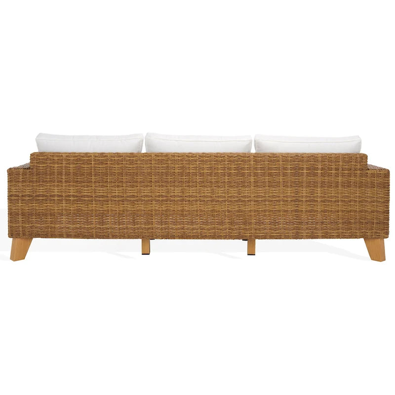 Canapé de patio en osier Safavieh Couture Margarita - 95 larg. x 34 prof. x 27 haut.
