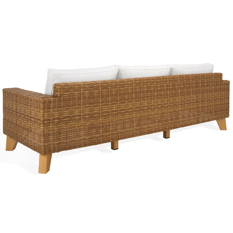 Canapé de patio en osier Safavieh Couture Margarita - 95 larg. x 34 prof. x 27 haut.