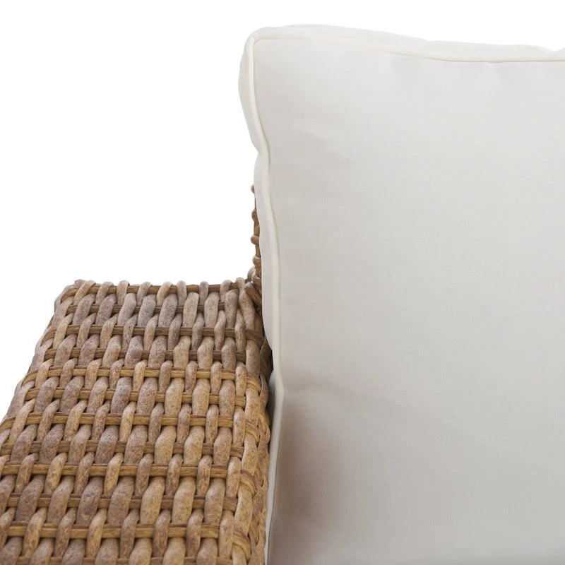 Canapé de patio en osier Safavieh Couture Margarita - 95 larg. x 34 prof. x 27 haut.