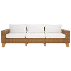 Canapé de patio en osier Safavieh Couture Margarita - 95 larg. x 34 prof. x 27 haut.