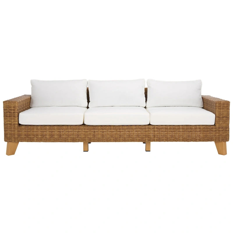 Canapé de patio en osier Safavieh Couture Margarita - 95 larg. x 34 prof. x 27 haut.