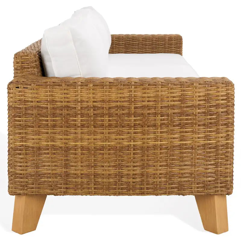 Canapé de patio en osier Safavieh Couture Margarita - 95 larg. x 34 prof. x 27 haut.
