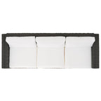 Canapé de patio en osier Safavieh Couture Margarita - 95 larg. x 34 prof. x 27 haut.