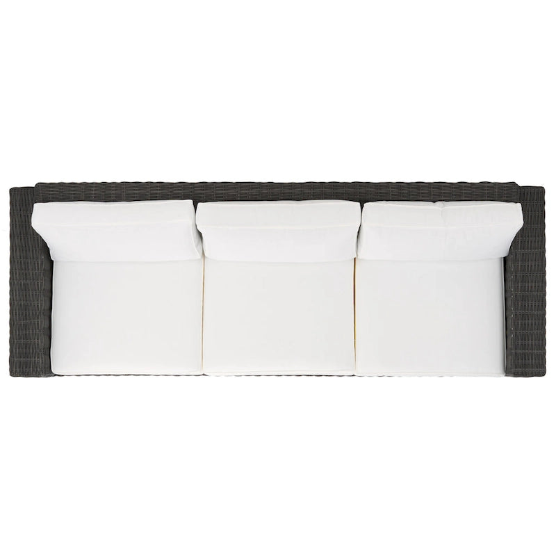 Canapé de patio en osier Safavieh Couture Margarita - 95 larg. x 34 prof. x 27 haut.