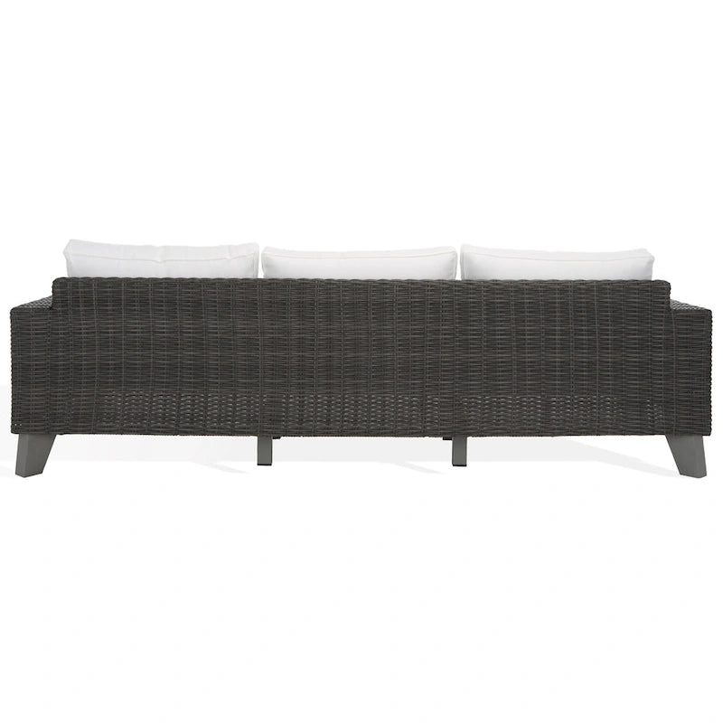 Canapé de patio en osier Safavieh Couture Margarita - 95 larg. x 34 prof. x 27 haut.