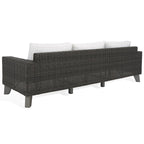 Canapé de patio en osier Safavieh Couture Margarita - 95 larg. x 34 prof. x 27 haut.
