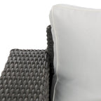 Canapé de patio en osier Safavieh Couture Margarita - 95 larg. x 34 prof. x 27 haut.