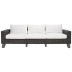 Canapé de patio en osier Safavieh Couture Margarita - 95 larg. x 34 prof. x 27 haut.