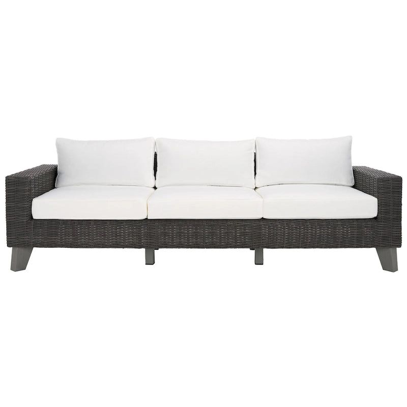 Canapé de patio en osier Safavieh Couture Margarita - 95 larg. x 34 prof. x 27 haut.