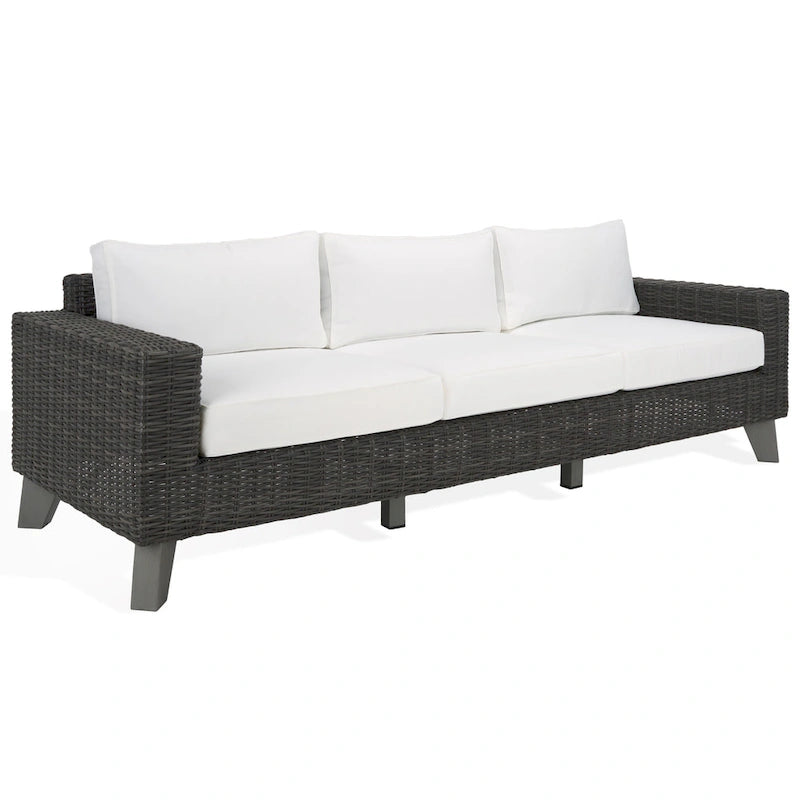Canapé de patio en osier Safavieh Couture Margarita - 95 larg. x 34 prof. x 27 haut.