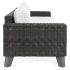 Canapé de patio en osier Safavieh Couture Margarita - 95 larg. x 34 prof. x 27 haut.