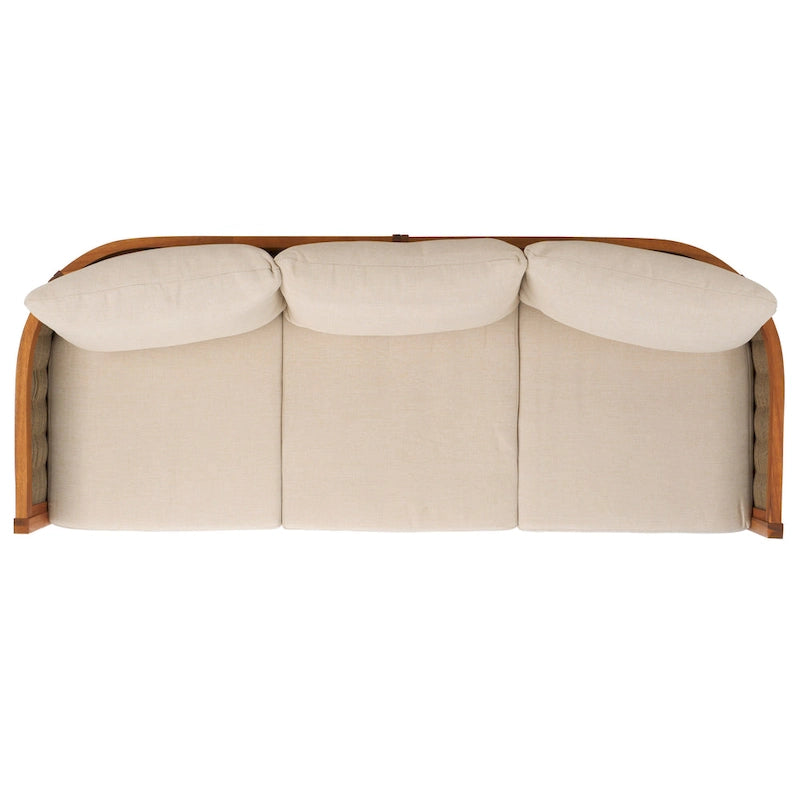 SAFAVIEH Outdoor Living Amanda Canapé 3 places. - 76Lx30Px25H