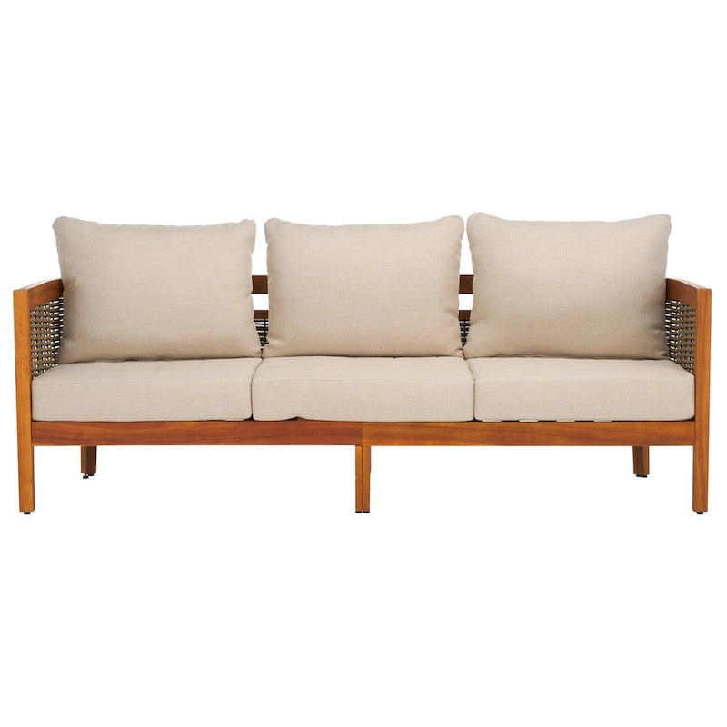 SAFAVIEH Outdoor Living Amanda Canapé 3 places. - 76Lx30Px25H
